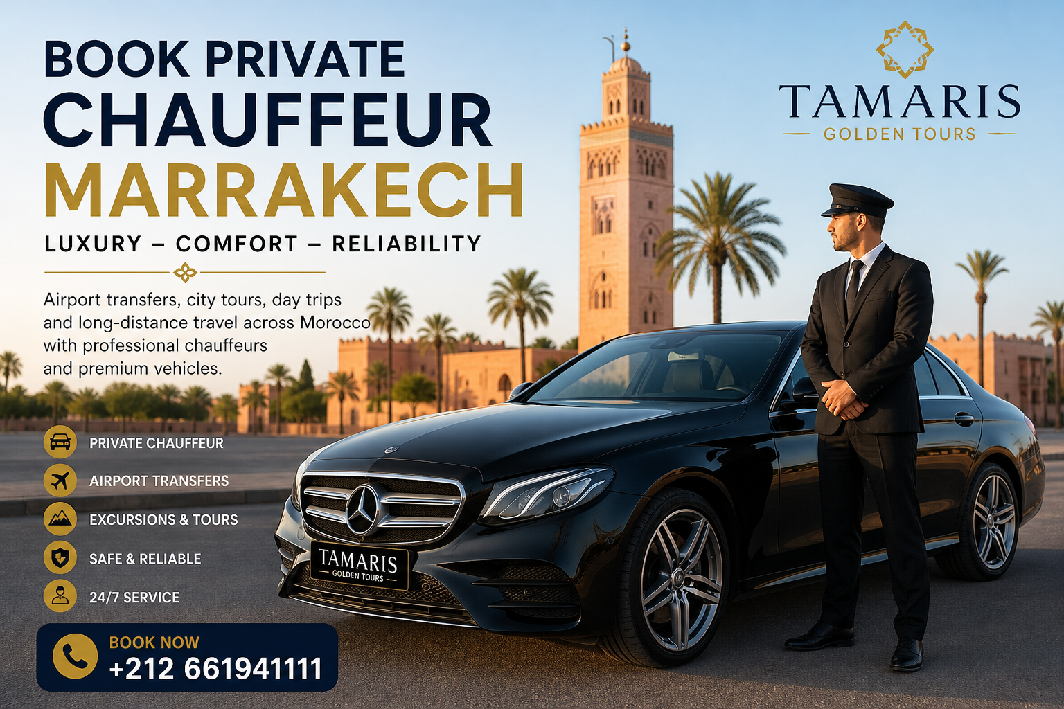 Private chauffeur Marrakech