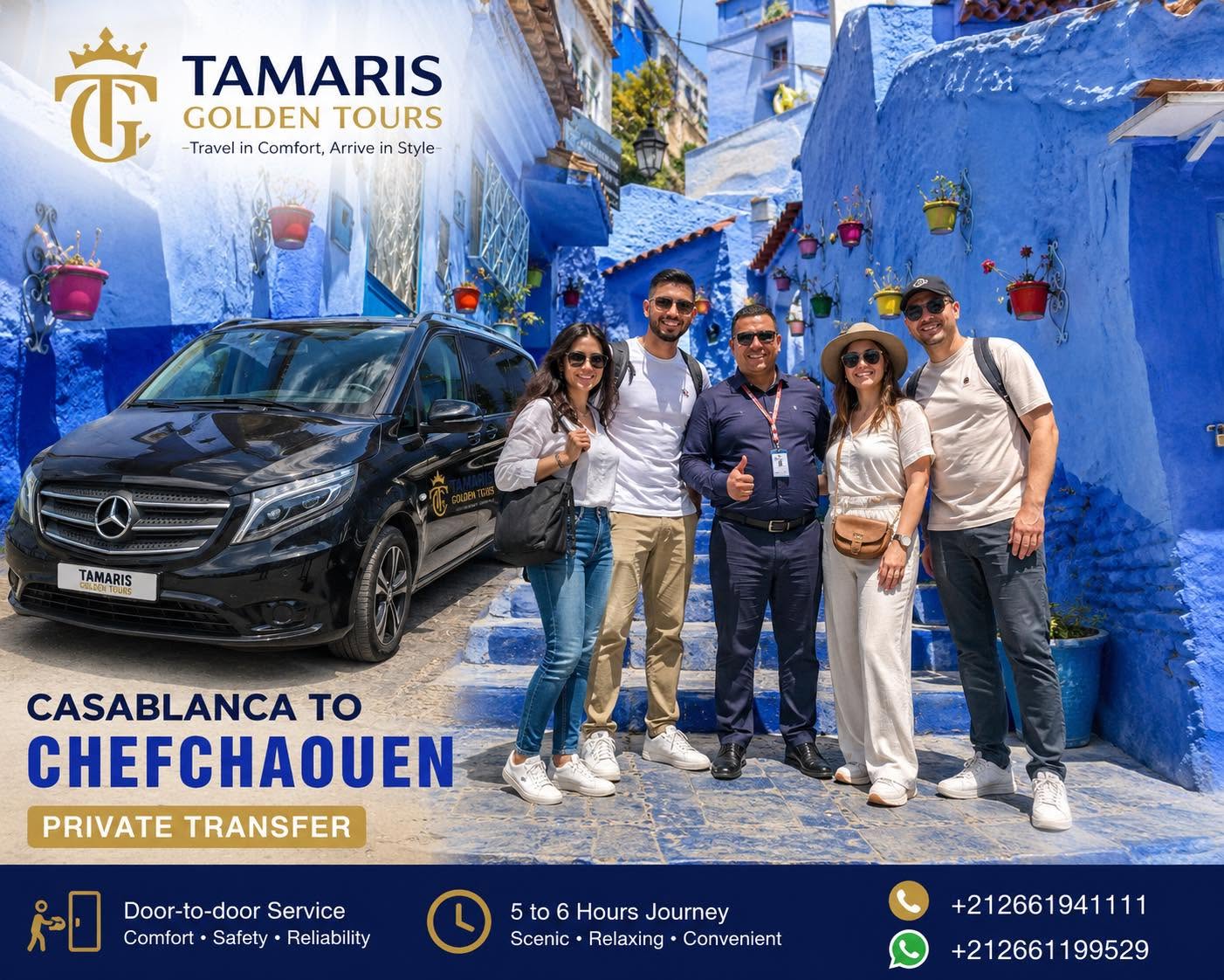 Casablanca to Chefchaouen Transfer