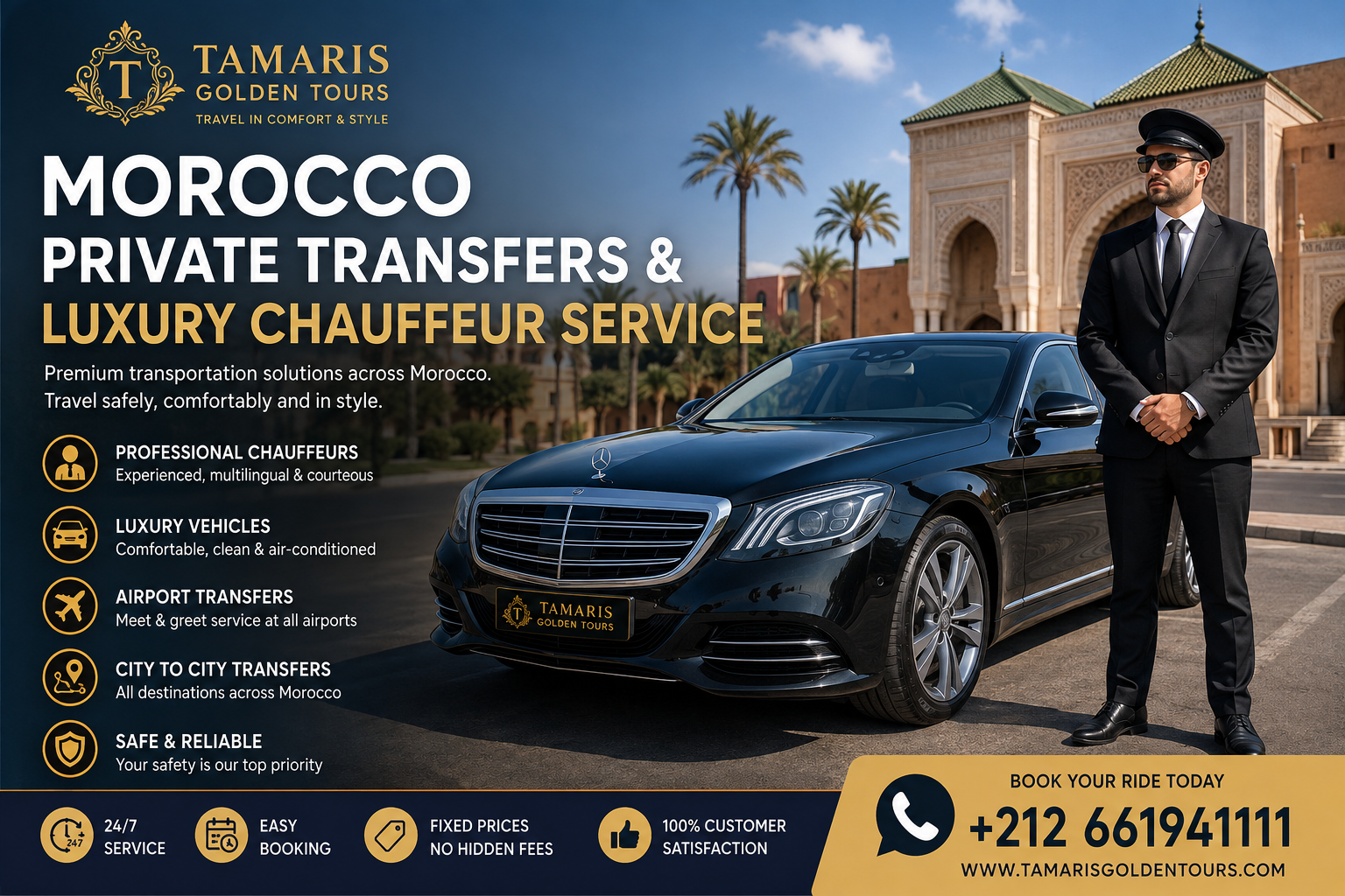 Luxury Chauffeur Service Morocco